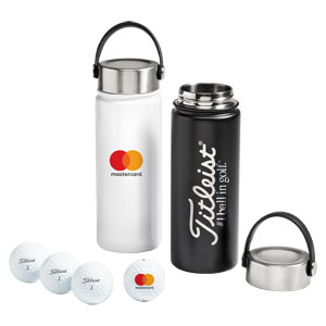 Titleist Metal Water Bottle - 4-Ball